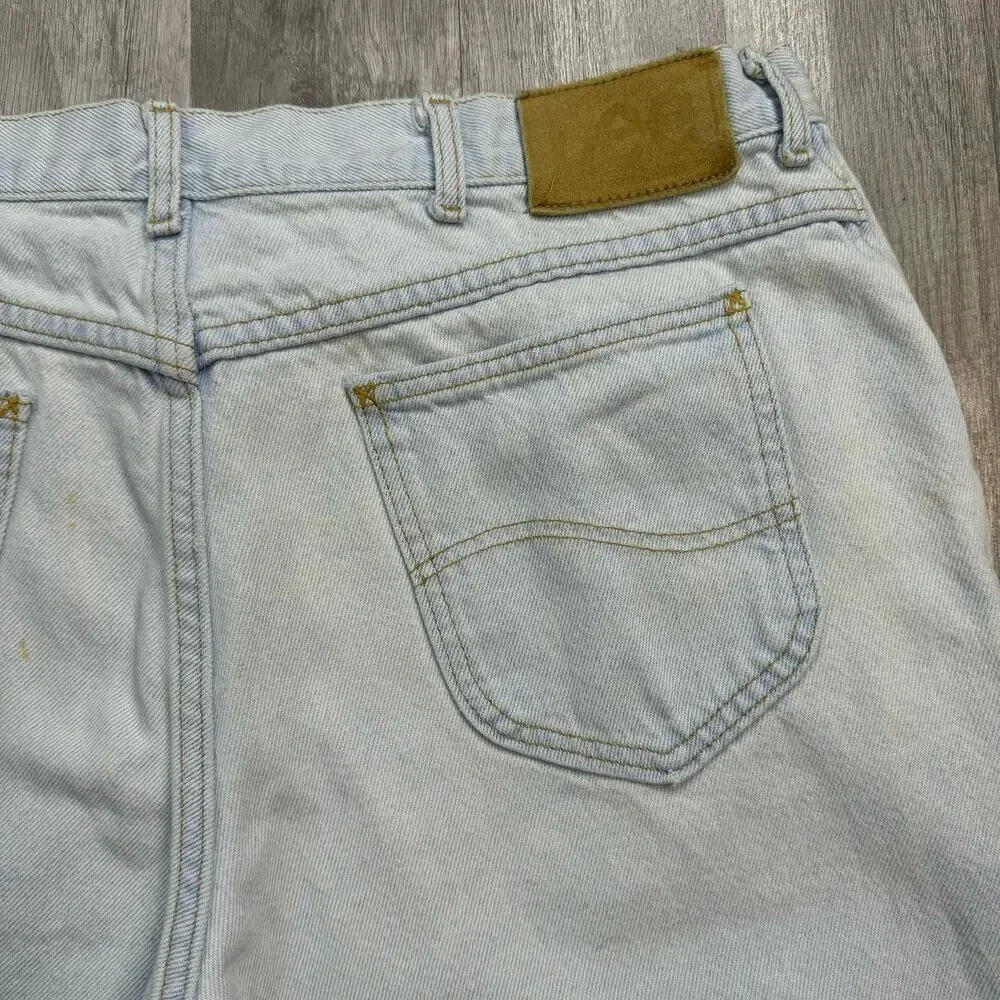 Vintage Lee Light Wash Jean Denim Shorts Jorts